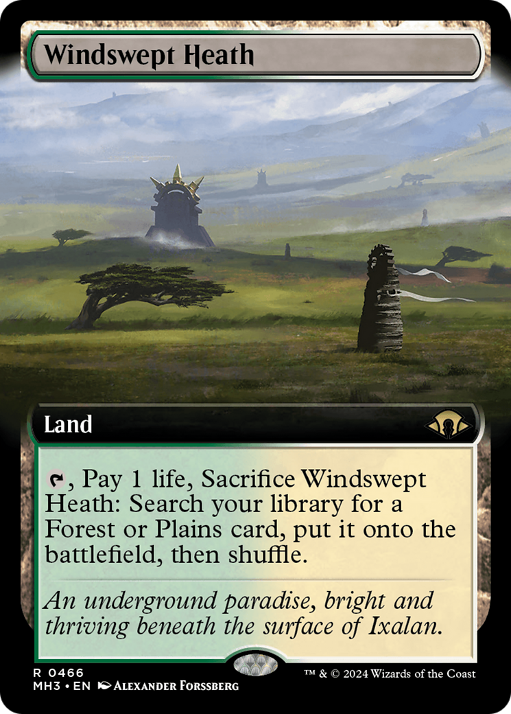 Windswept Heath (Extended Art) [Modern Horizons 3] | Exor Games Bridgewater