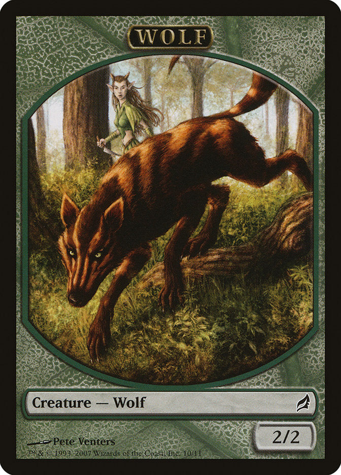 Wolf Token [Lorwyn Tokens] | Exor Games Bridgewater