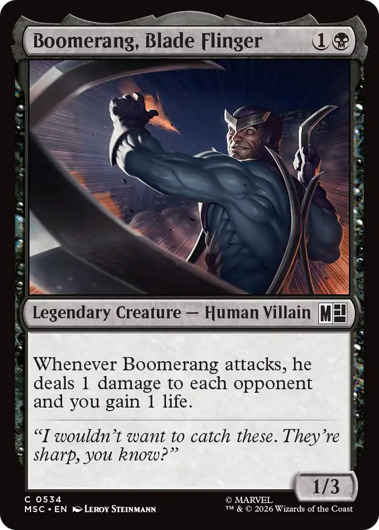 Boomerang, Blade Flinger [Marvel Super Heroes Commander] | Exor Games Bridgewater