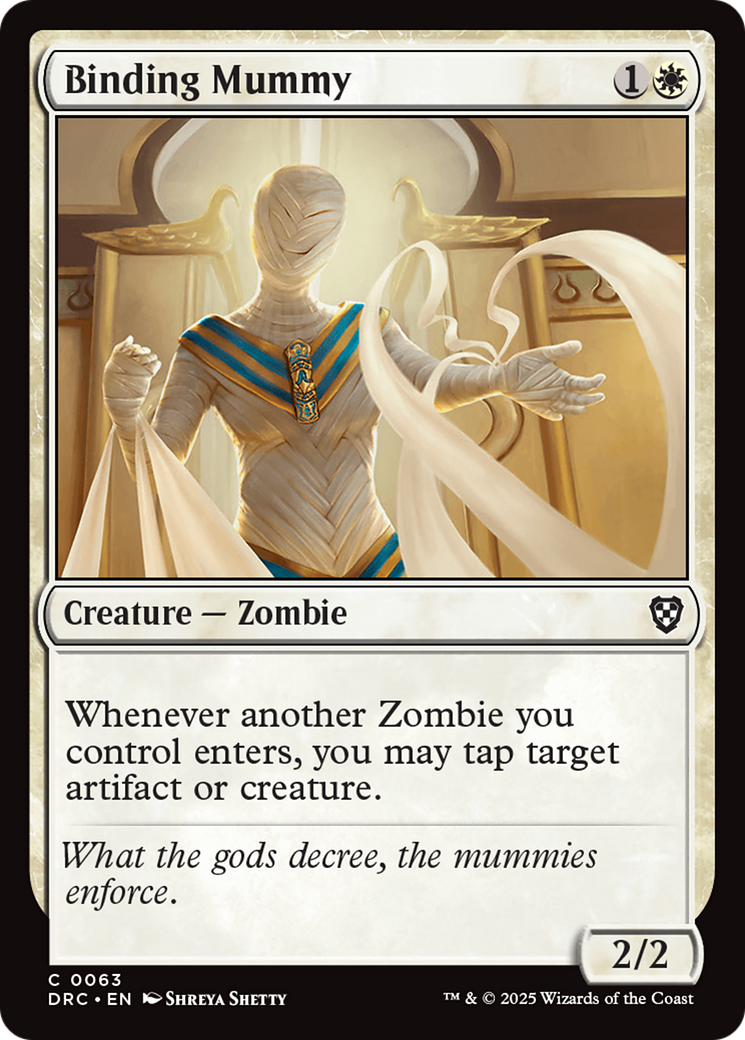 Binding Mummy [Aetherdrift Commander] | Exor Games Bridgewater