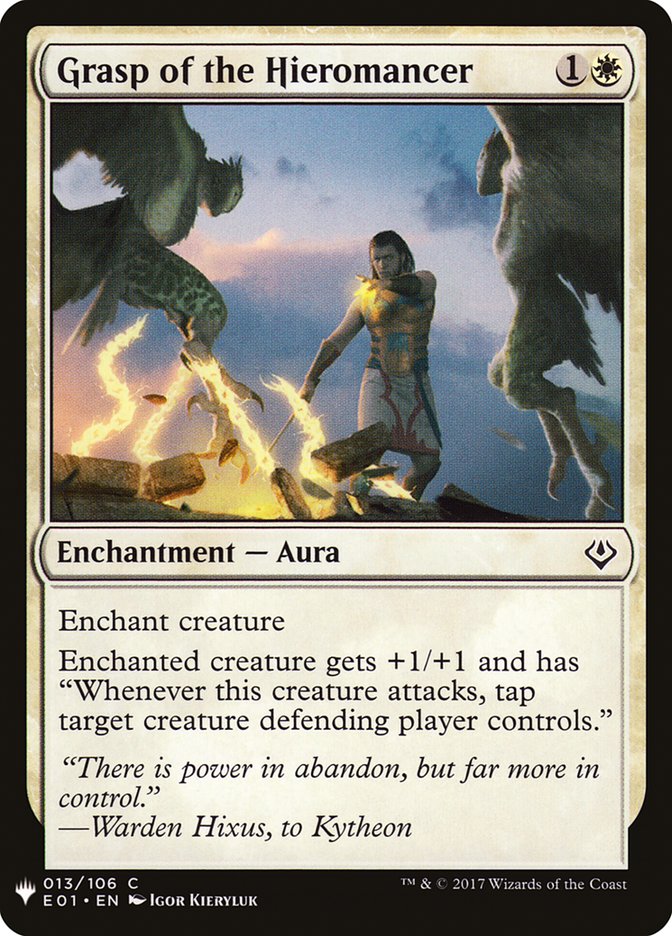 Grasp of the Hieromancer [Mystery Booster] | Exor Games Bridgewater