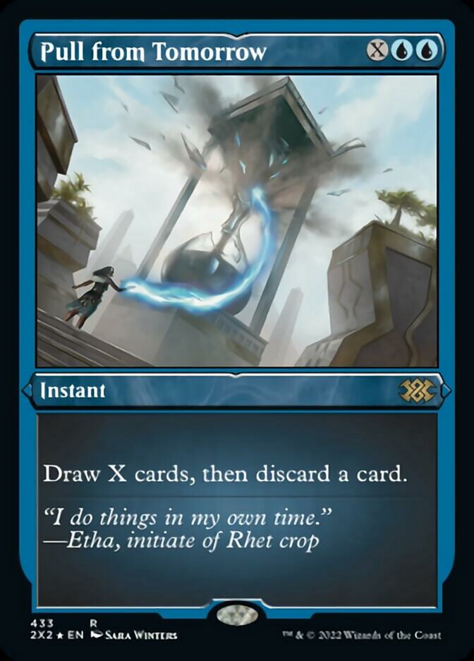 Pull from Tomorrow (Foil Etched) [Double Masters 2022] | Exor Games Bridgewater