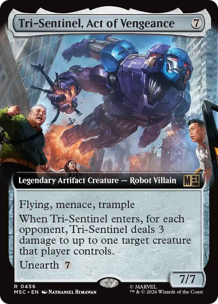 Tri-Sentinel, Act of Vengeance (Extended Art) [Marvel Super Heroes Commander] | Exor Games Bridgewater
