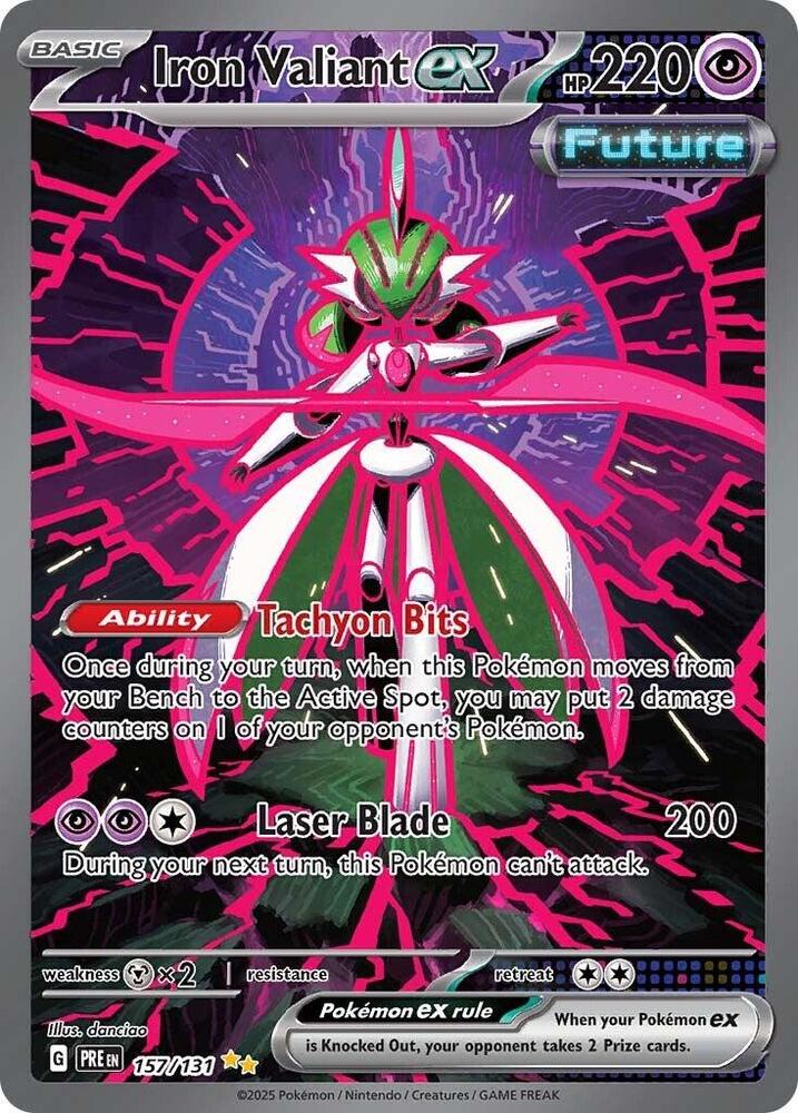 Iron Valiant ex (157/131) [Scarlet & Violet: Prismatic Evolutions] | Exor Games Bridgewater