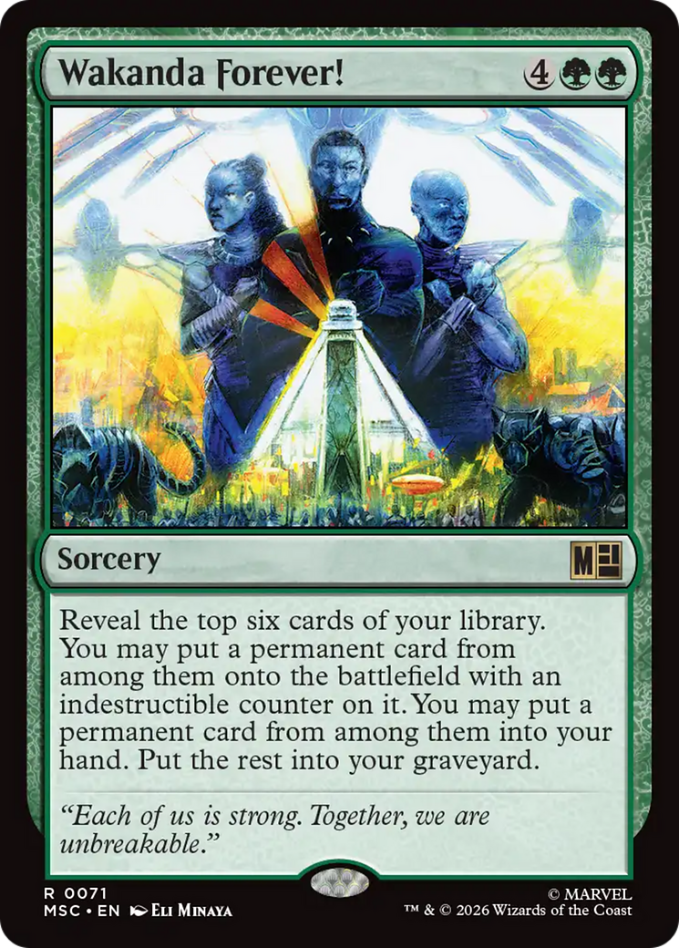 Wakanda Forever! (Surge Foil) [Marvel Super Heroes Commander] | Exor Games Bridgewater