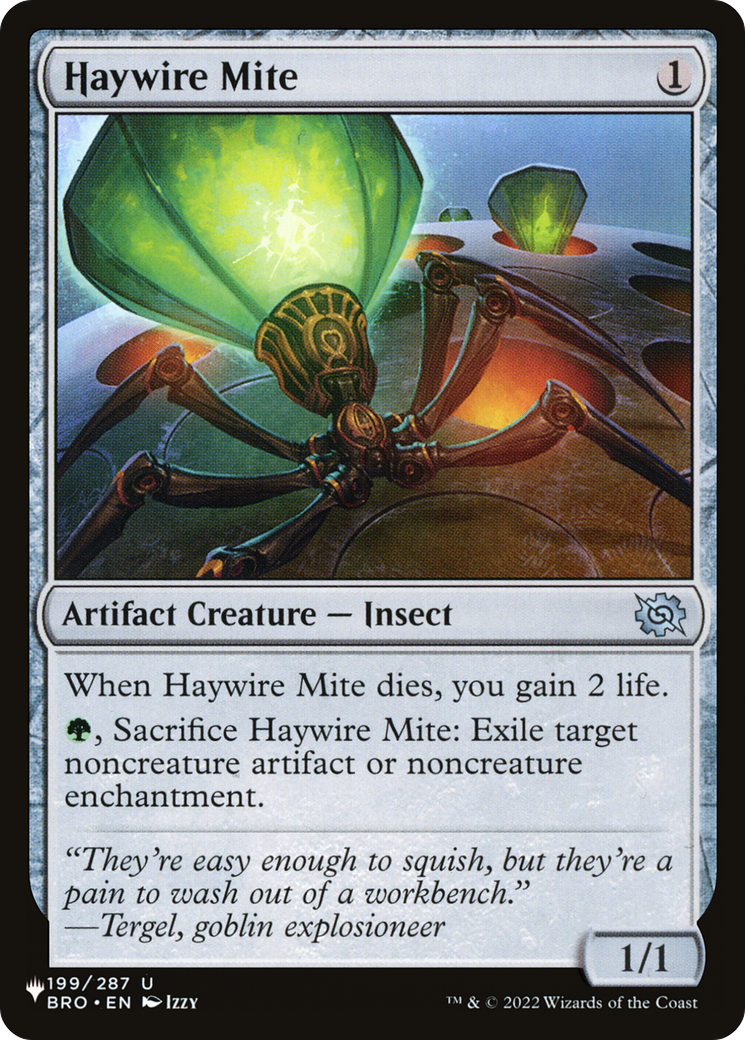 Haywire Mite [The List Reprints] | Exor Games Bridgewater