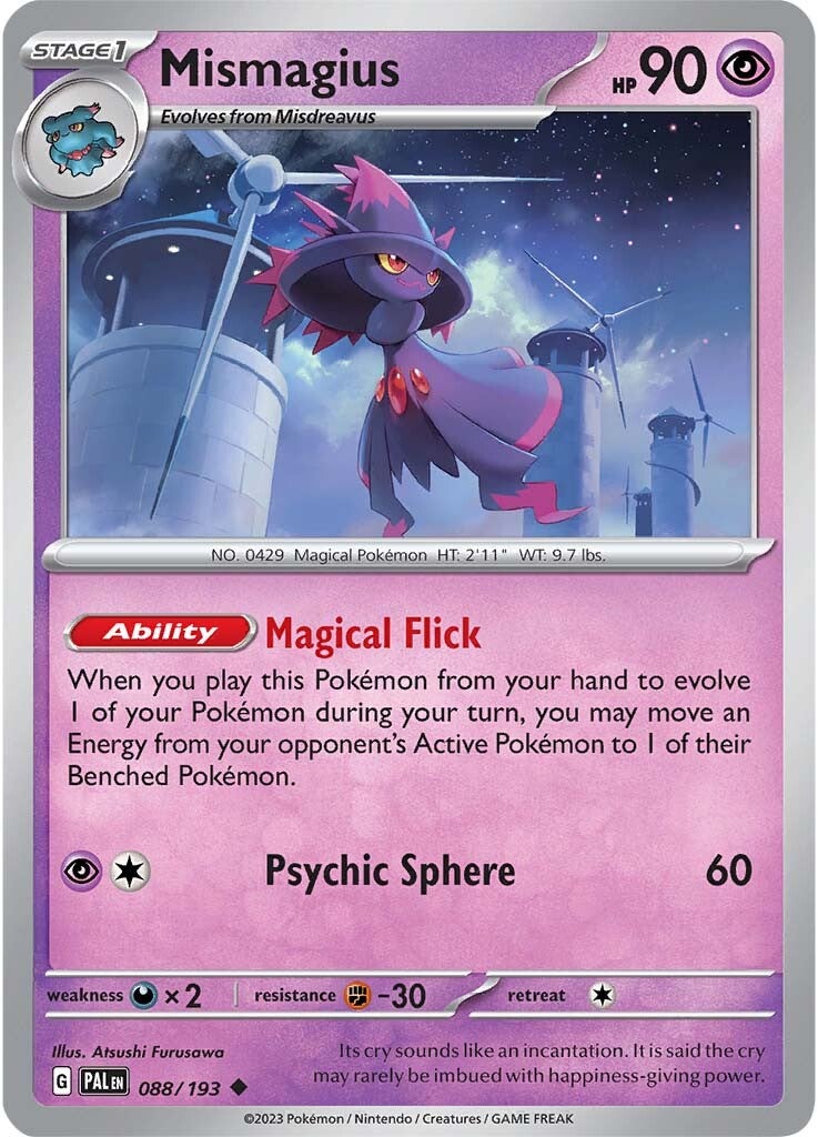 Mismagius (088/193) [Scarlet & Violet: Paldea Evolved] | Exor Games Bridgewater