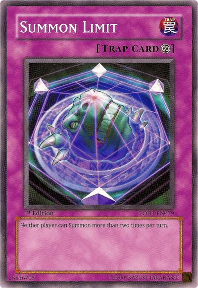 Summon Limit [LODT-EN079] Common | Exor Games Bridgewater