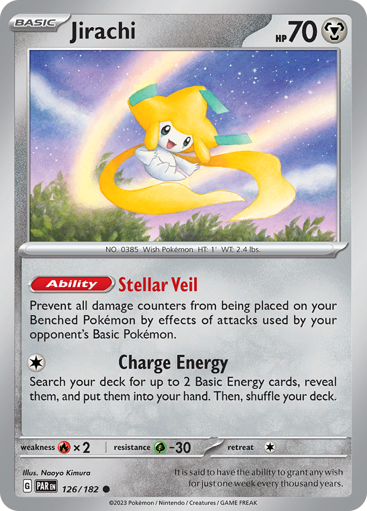 Jirachi (126/182) [Scarlet & Violet: Paradox Rift] | Exor Games Bridgewater