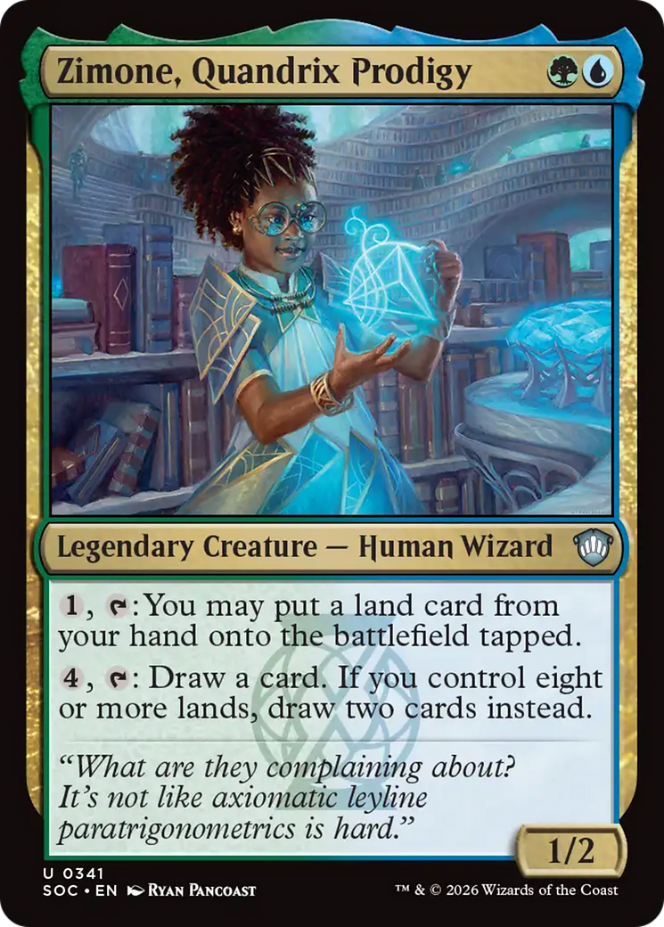 Zimone, Quandrix Prodigy [Secrets of Strixhaven Commander] | Exor Games Bridgewater