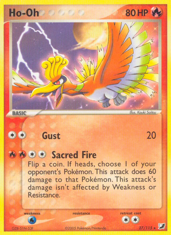 Ho-Oh (27/115) [EX: Unseen Forces] | Exor Games Bridgewater