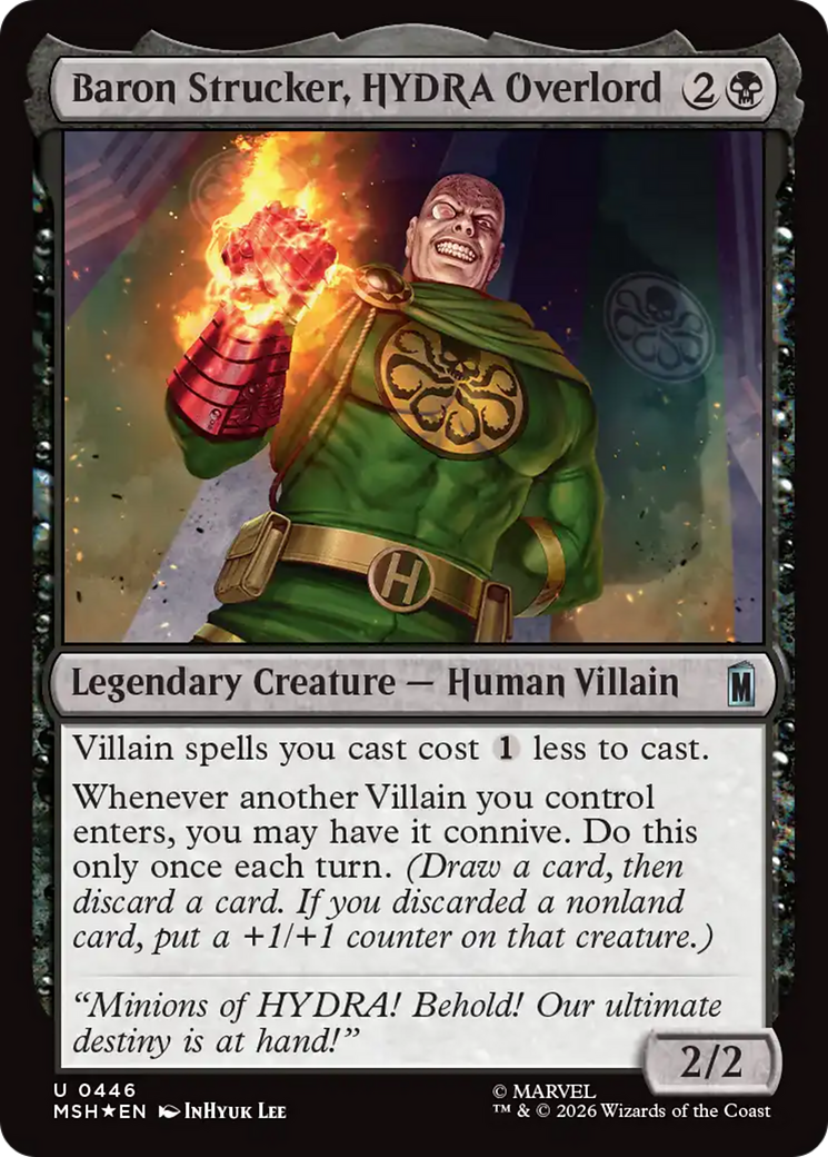 Baron Strucker, HYDRA Overlord (Surge Foil) [Marvel Super Heroes] | Exor Games Bridgewater