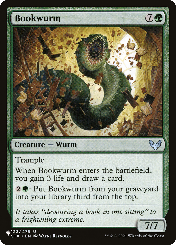 Bookwurm [The List Reprints] | Exor Games Bridgewater