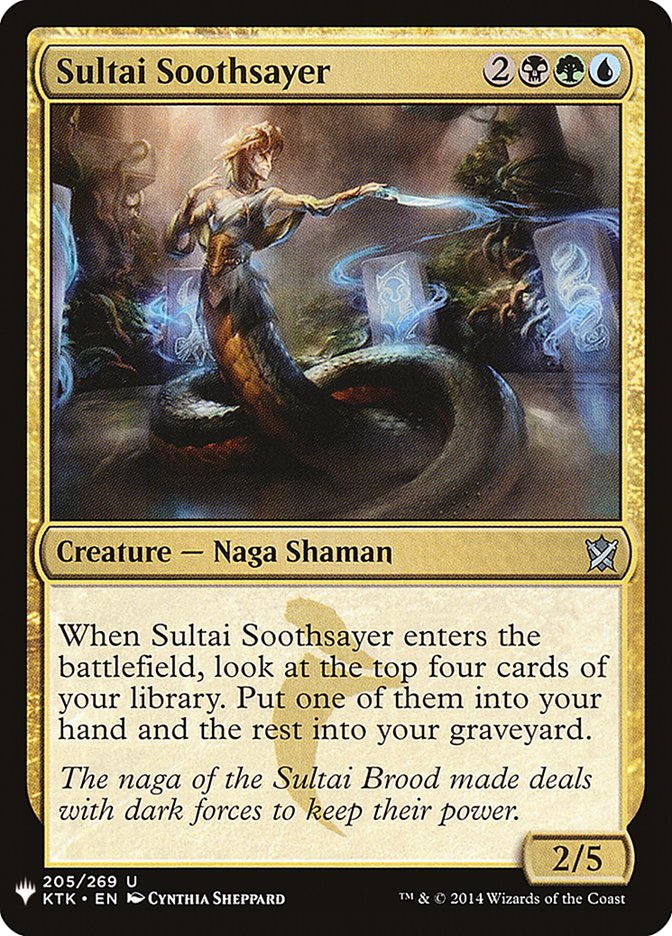 Sultai Soothsayer [Mystery Booster] | Exor Games Bridgewater