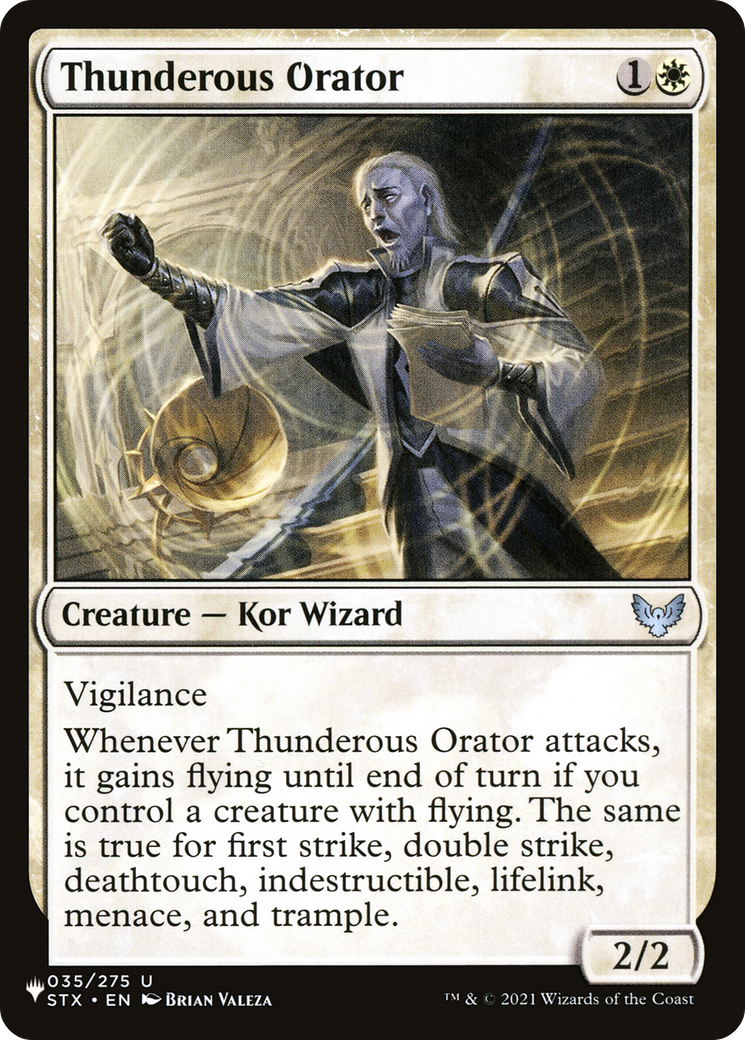 Thunderous Orator [The List Reprints] | Exor Games Bridgewater