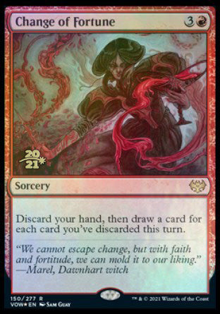 Change of Fortune [Innistrad: Crimson Vow Prerelease Promos] | Exor Games Bridgewater