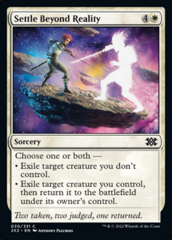 Settle Beyond Reality [Double Masters 2022] | Exor Games Bridgewater