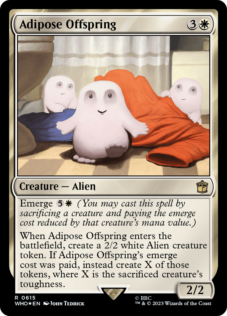 Adipose Offspring (Surge Foil) [Doctor Who] | Exor Games Bridgewater