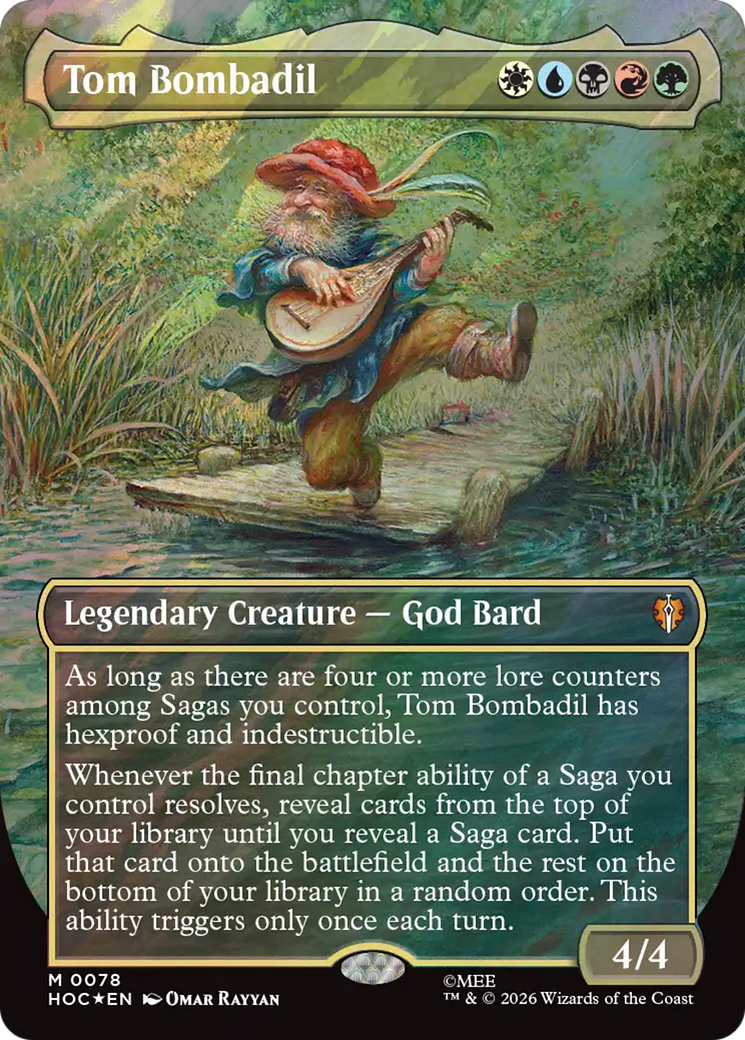Tom Bombadil (Borderless) (Surge Foil) [The Hobbit] | Exor Games Bridgewater