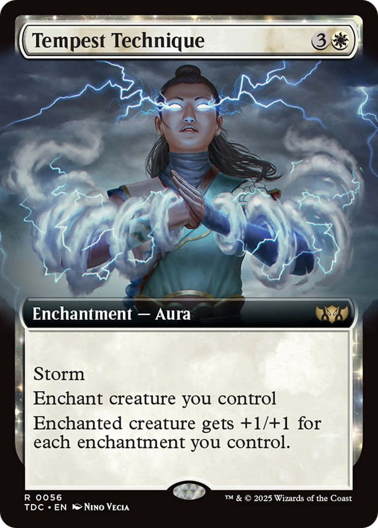 Tempest Technique (Extended Art) [Tarkir: Dragonstorm Commander] | Exor Games Bridgewater