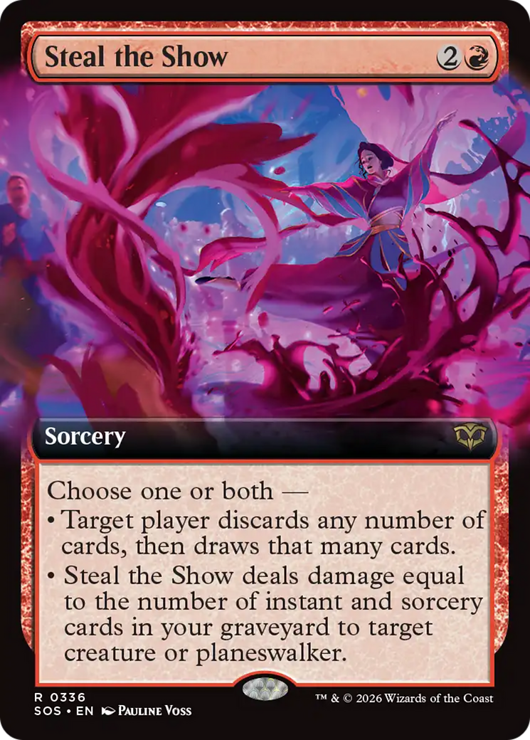 Steal the Show (Extended Art) [Secrets of Strixhaven] | Exor Games Bridgewater