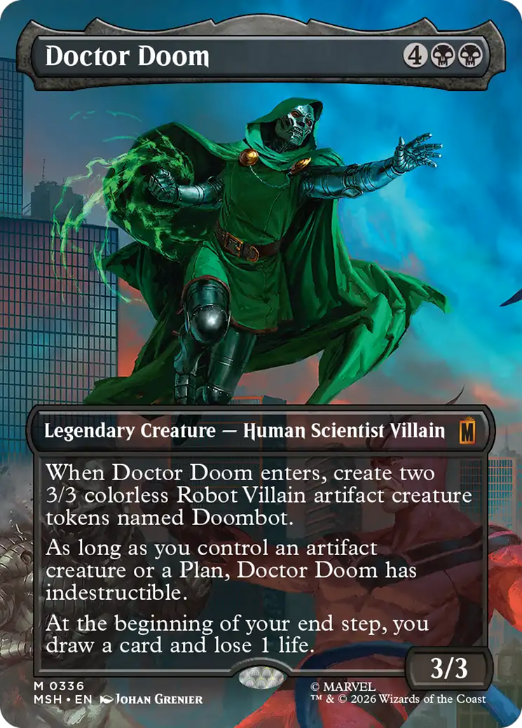 Doctor Doom (Borderless) (0336) [Marvel Super Heroes] | Exor Games Bridgewater