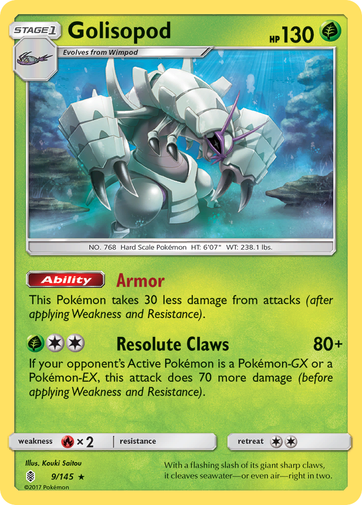 Golisopod (9/145) [Sun & Moon: Guardians Rising] | Exor Games Bridgewater