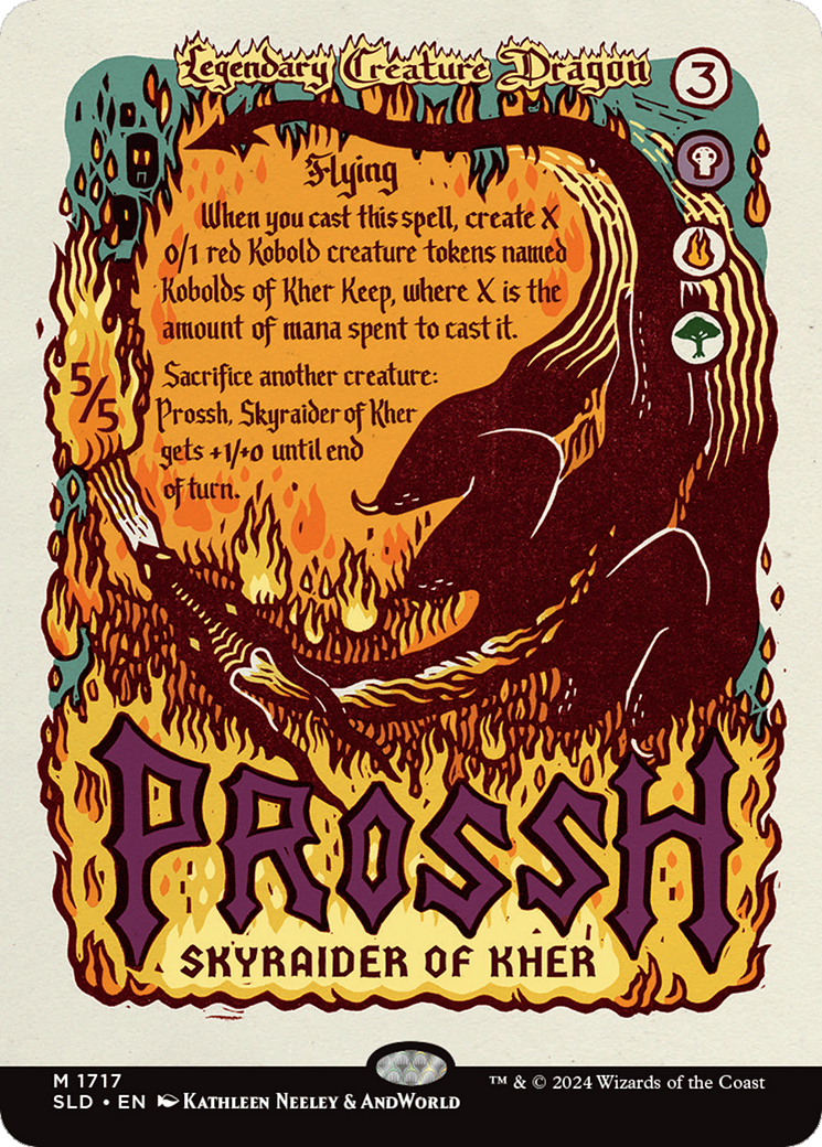 Prossh, Skyraider of Kher (Rainbow Foil) [Secret Lair Drop Series] | Exor Games Bridgewater