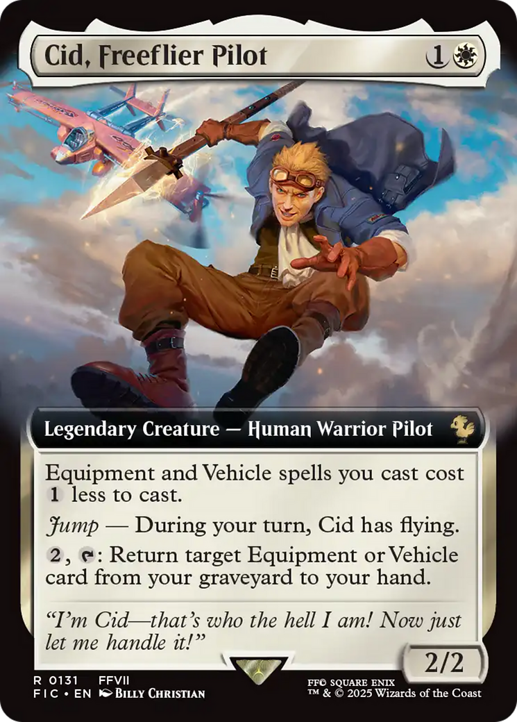 Cid, Freeflier Pilot (Extended Art) [FINAL FANTASY Commander] | Exor Games Bridgewater