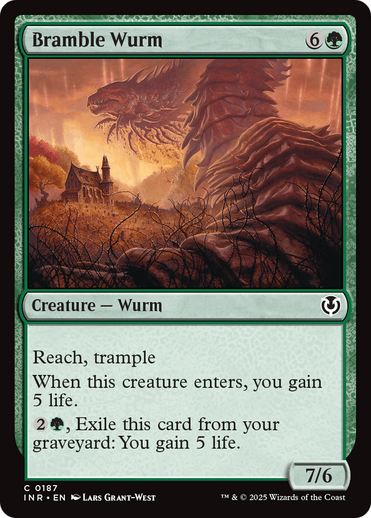Bramble Wurm [Innistrad Remastered] | Exor Games Bridgewater
