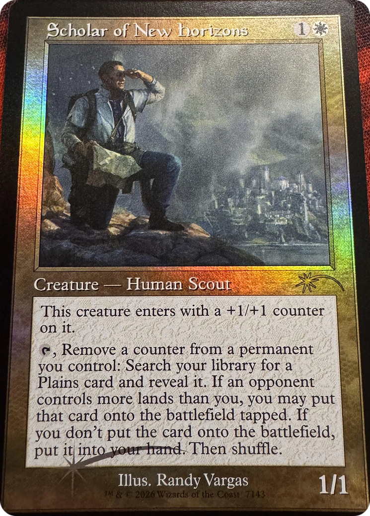 Scholar of New Horizons (Retro Frame) [Secret Lair Drop Series] | Exor Games Bridgewater