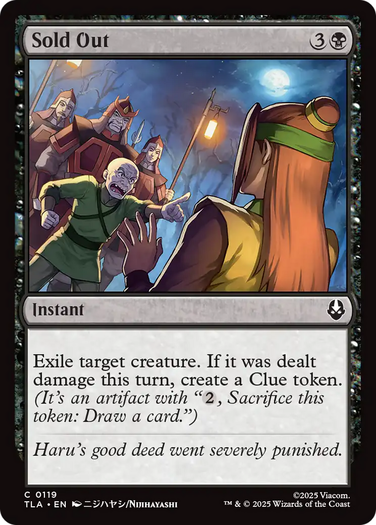 Sold Out [Avatar: The Last Airbender] | Exor Games Bridgewater