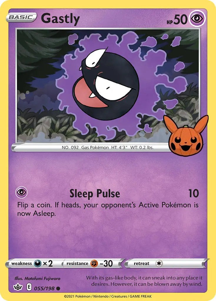 Gastly (055/198) [Trick or Trade] | Exor Games Bridgewater