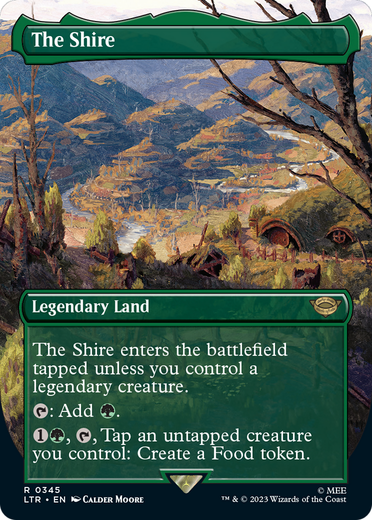 The Shire (Borderless Alternate Art) [The Lord of the Rings: Tales of Middle-Earth] | Exor Games Bridgewater