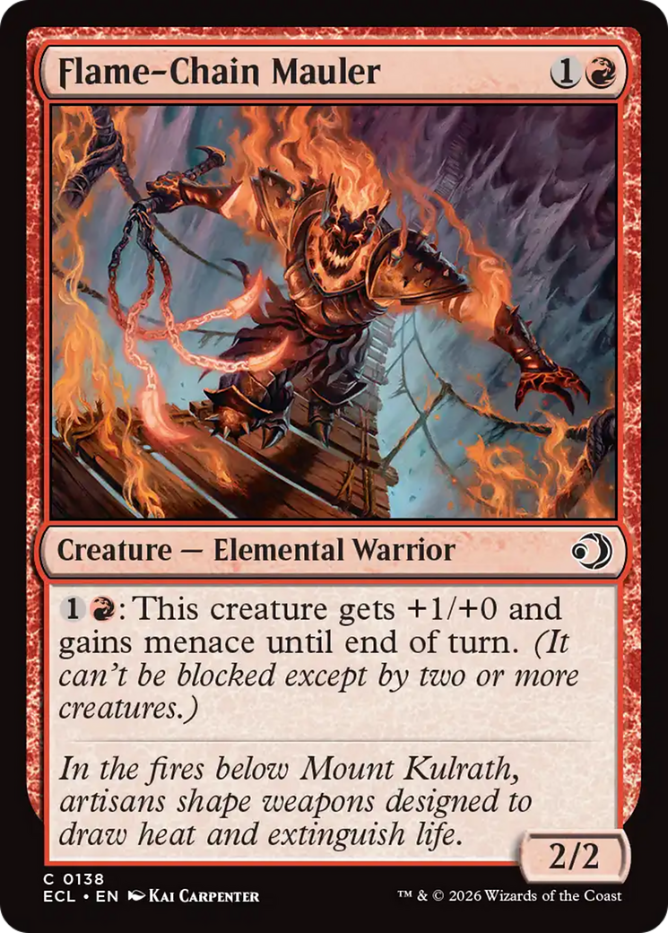 Flame-Chain Mauler [Lorwyn Eclipsed] | Exor Games Bridgewater