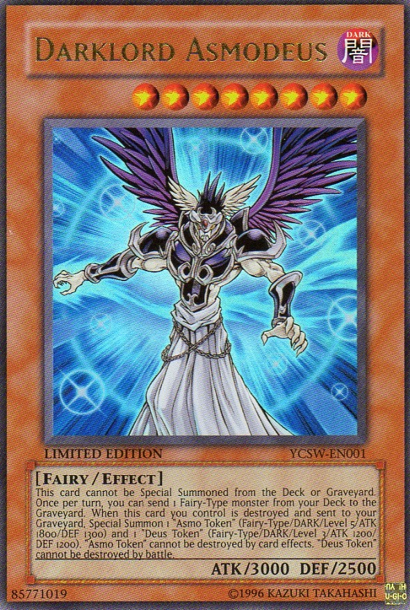 Darklord Asmodeus [YCSW-EN001] Ultra Rare | Exor Games Bridgewater