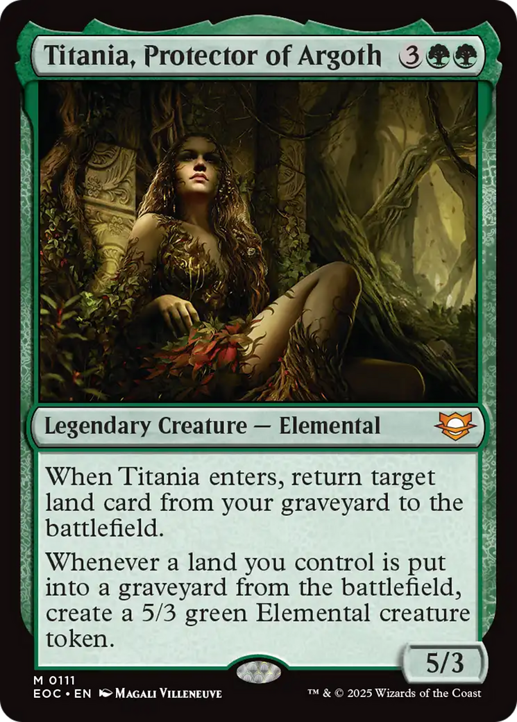 Titania, Protector of Argoth [Edge of Eternities Commander] | Exor Games Bridgewater