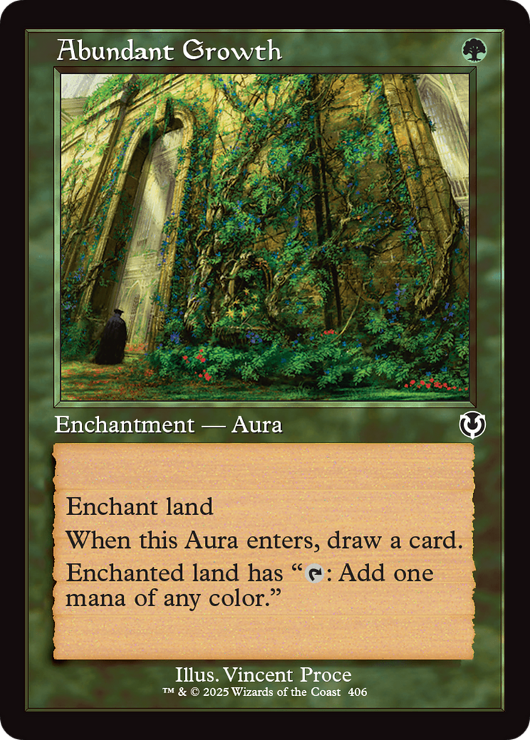 Abundant Growth (Retro Frame) [Innistrad Remastered] | Exor Games Bridgewater