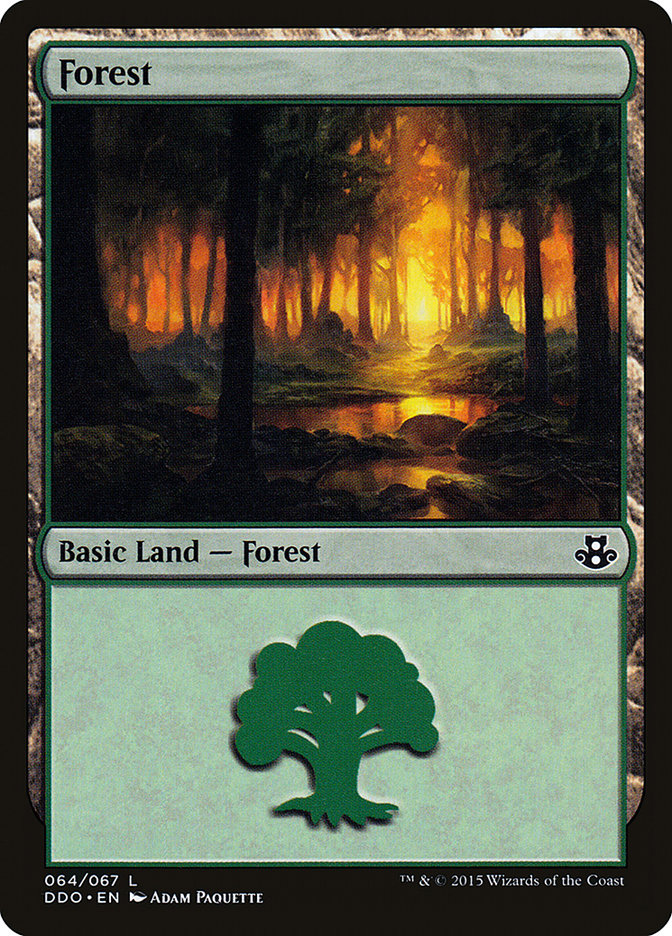 Forest (64) [Duel Decks: Elspeth vs. Kiora] | Exor Games Bridgewater