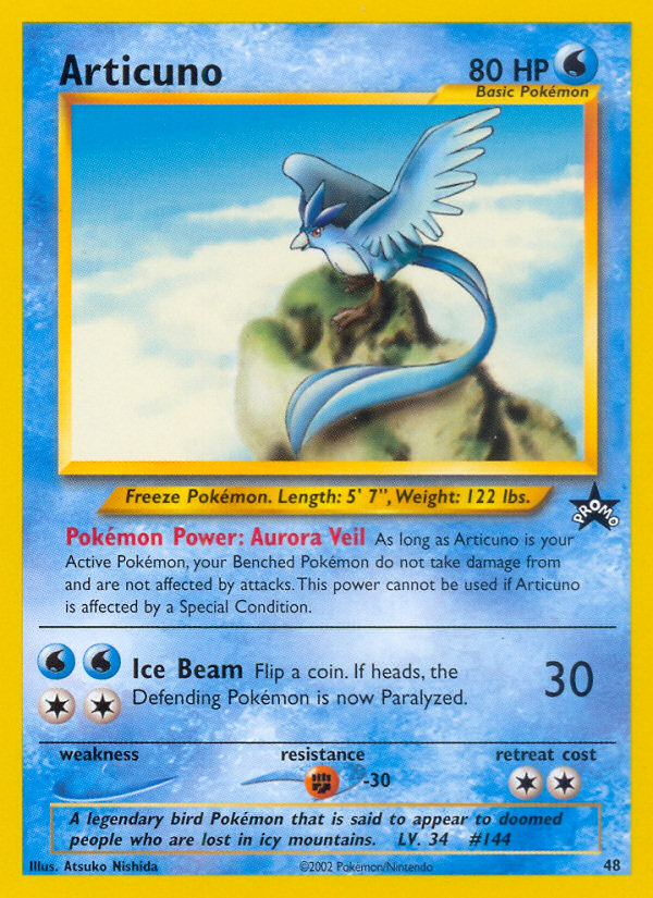 Articuno (48) [Wizards of the Coast: Black Star Promos] | Exor Games Bridgewater