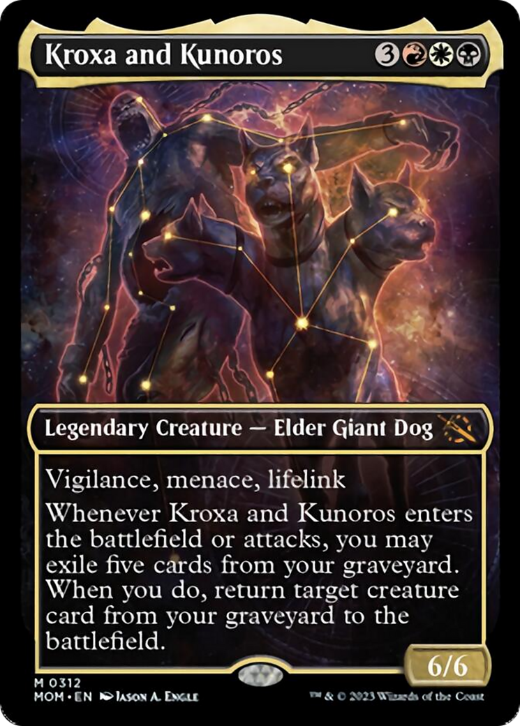 Kroxa and Kunoros (Showcase Planar Booster Fun) [March of the Machine] | Exor Games Bridgewater