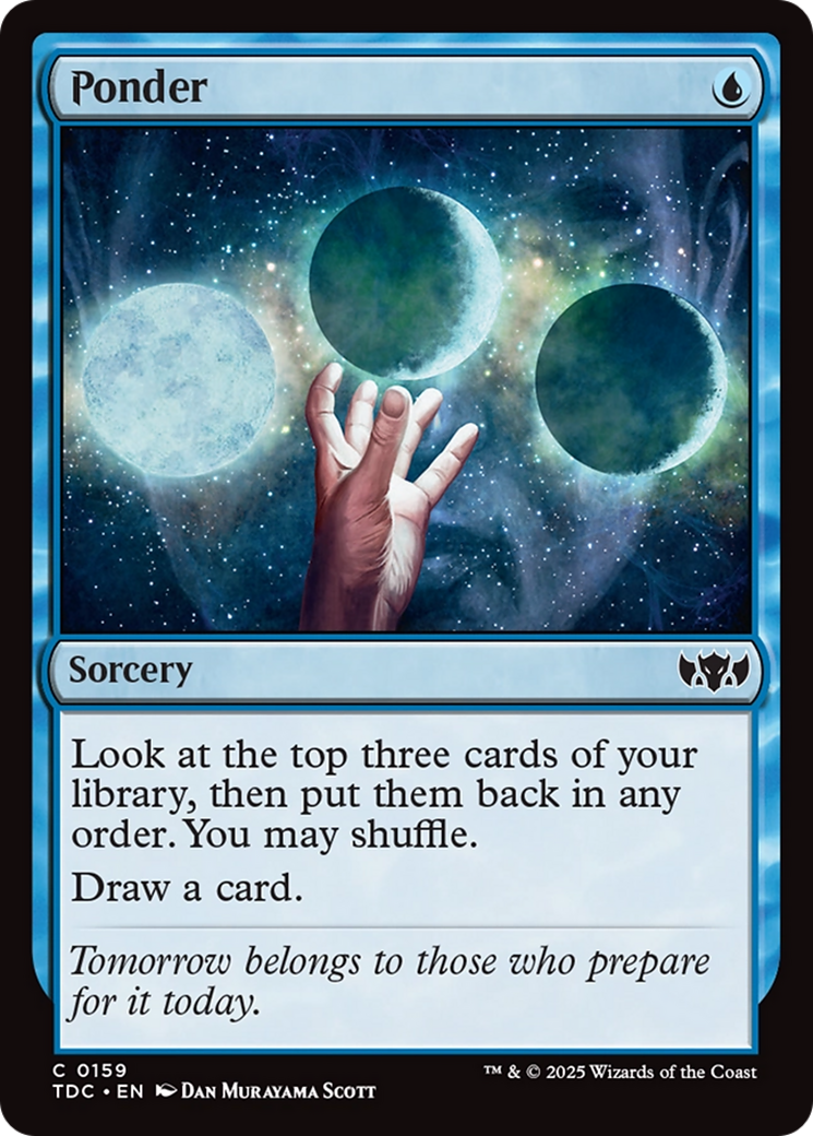 Ponder [Tarkir: Dragonstorm Commander] | Exor Games Bridgewater