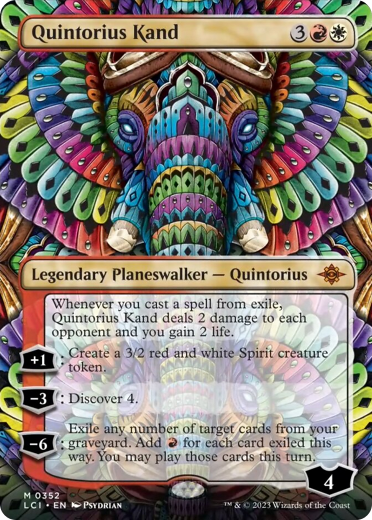 Quintorius Kand (0352) (Borderless) [The Lost Caverns of Ixalan] | Exor Games Bridgewater