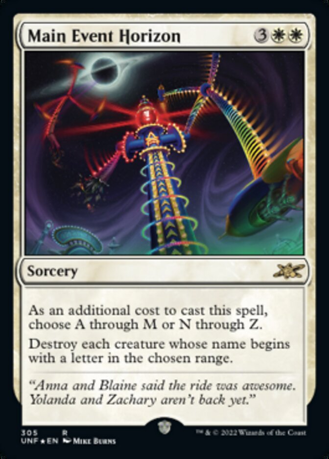 Main Event Horizon (Galaxy Foil) [Unfinity] | Exor Games Bridgewater