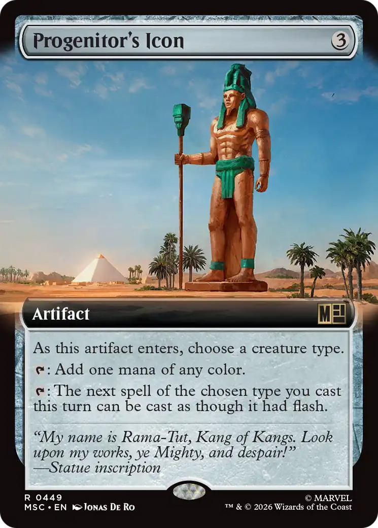 Progenitor's Icon (Extended Art) [Marvel Super Heroes Commander] | Exor Games Bridgewater