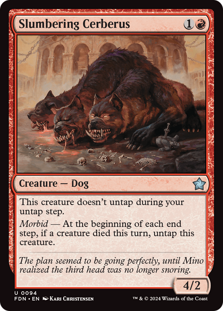 Slumbering Cerberus [Foundations] | Exor Games Bridgewater