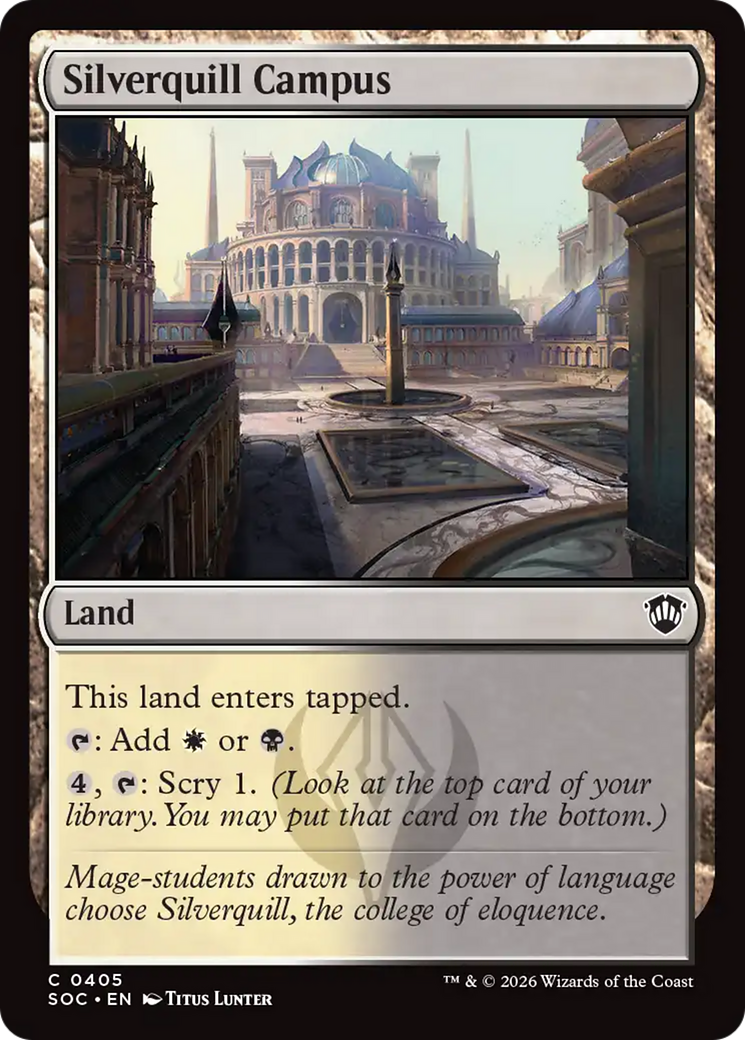 Silverquill Campus [Secrets of Strixhaven Commander] | Exor Games Bridgewater
