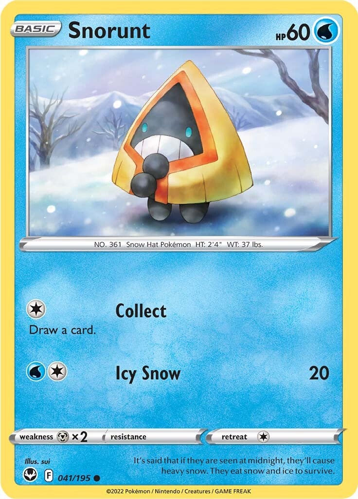 Snorunt (041/195) [Sword & Shield: Silver Tempest] | Exor Games Bridgewater