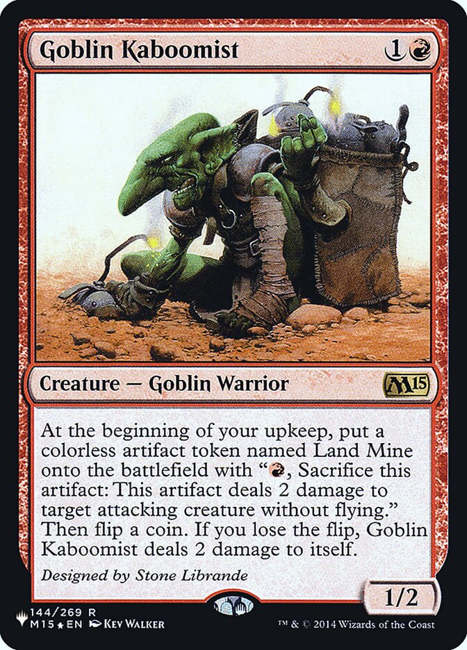 Goblin Kaboomist [Secret Lair: Heads I Win, Tails You Lose] | Exor Games Bridgewater