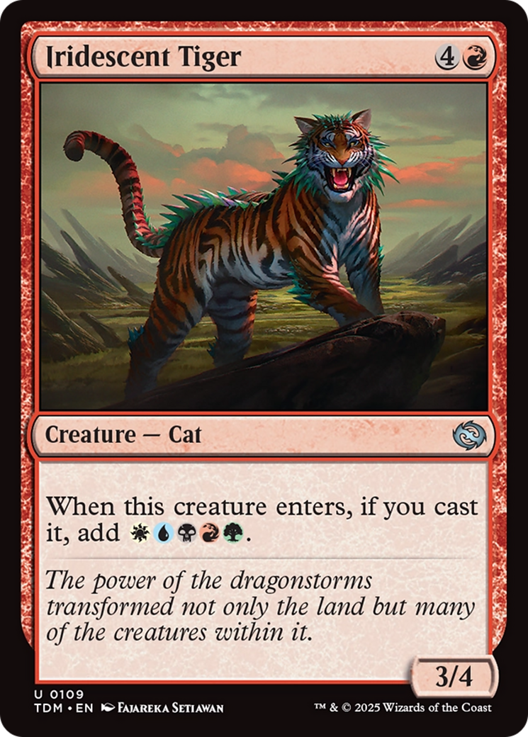 Iridescent Tiger [Tarkir: Dragonstorm] | Exor Games Bridgewater